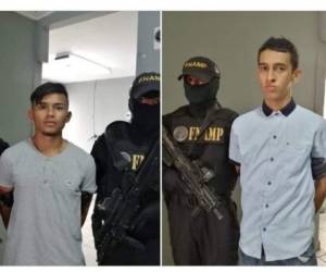 Alias 'El Tata' y 'El Juvence' fueron detenidos por la FNAMP. Foto: Twitter FNAMP