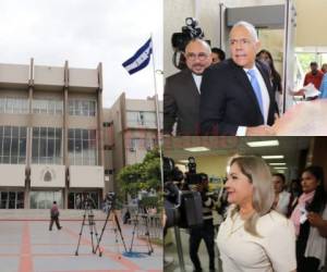 A las 9:00 de la mañana del lunes 14 de enero inició la audiencia de declaración de imputados en la Corte Suprema de Justicia. Así llegaron Óscar Álvarez y Gladis Aurora López. Fotos David Romero| EL HERALDO