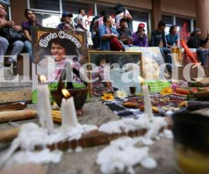 La muerte de la dirigente indígena, Berta Cáceres Flores ha provocado consecuencias no solo en el financiamiento, sino también en la puesta en marcha del proyecto hidroeléctrico de Agua Zarca, foto: El Heraldo.