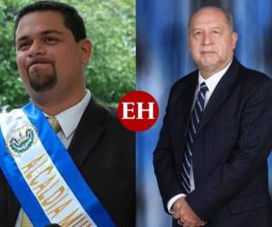 El exalcalde del municipio de La Unión, Ezequiel Milla, y el actual magistrado del Tribunal Supremo Electoral (TSE), Luis Guillermo Wellman, figuran con otros 12 nacionales en la Lista Engel. Fotos: Cortesía.