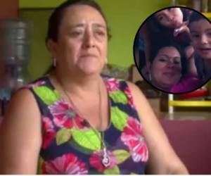Rosa Betti es la madre de Rossibeth Flores, una hondureña que fue asesinada en Iowa, Estados Unidos, el 19 de julio. La señora reveló que su hija era acosada por su victimario. Foto: Captura de video.