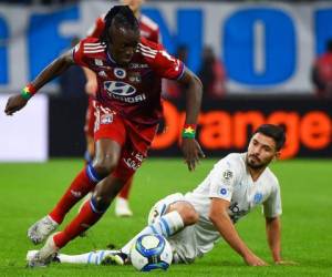 Moussa Dembelé anotó su noveno gol en el minuto 59 del partido. Foto: AFP