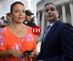 Los presidenciables Xiomara Castro y Yani Rosenthal negocian la alianza de oposición entre los partidos Liberal y Libre. Foto archivo EL HERALDO