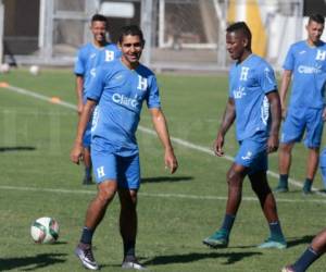 Jorge Claros entrenó esta mañana con el equipo hondureño. Fotos: Juan Salgado