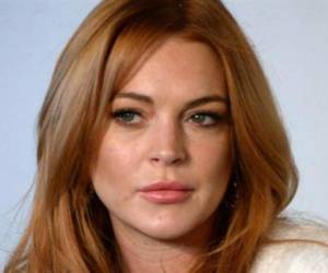 Lindsay Lohan, actriz estadounidense.