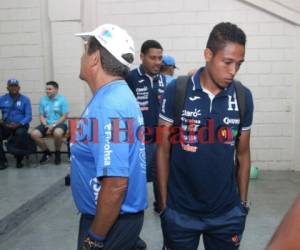 Cristian Altamirano en la concentración de la Selección de Honduras. Foto: Juan Salgado - El Heraldo.