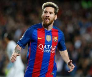 Lionel Messi tiene ganando al Barcelona ante el Manchester City (Foto: Agencia AFP)