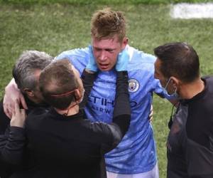 Bélgica no cuenta con el jugador del Manchester City para el estreno, pero Martínez dijo que lo encontró “fresco” y “dispuesto para participar”. Foto:AP