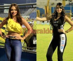 La belleza de las hondureñas deleitó a los amantes del fútbol que asistieron a los estadios este miércoles, durante la jornada 17 del Clausura. Fotos Grupo OPSA