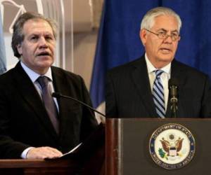 Luis Almagro le respondió a Rex Tillerson sobre cambio de posición respecto a las elecciones generales en Honduras 2017.