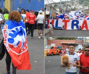 La cita es a las 4:00 de la tarde en el Estadio Nacional y los aficionados del Olimpia ya comienzan a vivir una fiesta futbolera. Así llegaron desde horas muy tempranas para apoyar a su amado león.