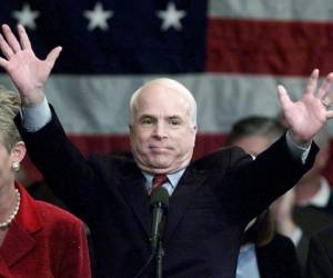 McCain fue elegido a la Cámara de Representantes en 1982 y al Senado en 1986. Agencia AFP