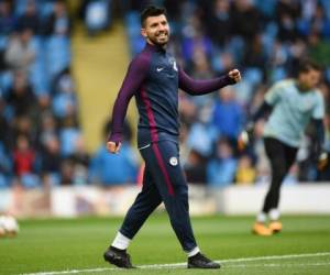 Agüero ya escribió su nombre en la historia del City al anotar en el minuto 94 del último partido de liga en su primera temporada. Foto: AFP