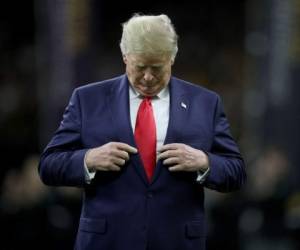 El presidente de Estados Unidos, Donald Trump, volvió a atacar al partido demócrata. Foto AFP