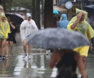 La tormenta tropical ha dejado fuertes lluvias en el sur de Florida. Foto: Agencia AFP