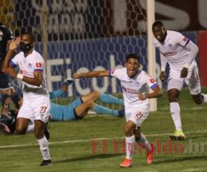 Los leones consiguieron imponerse 1-0 al Motagua en el tiempo regular y posteriormente derrotarle 4-2 en la tanda de penales. Foto: Marvin Salgado/EL HERALDO.