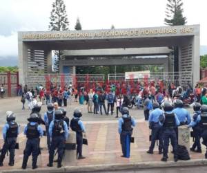 El jueves y viernes se impidió el acceso al campus universitario.