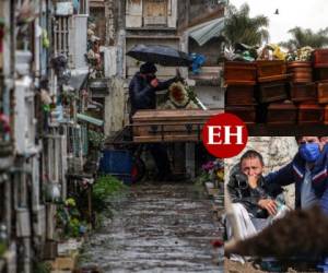 A más de 120 días de la llegada de la pandemia en América Latina, la realidad en los cementerios sigue siendo desoladora. Fotos: AP