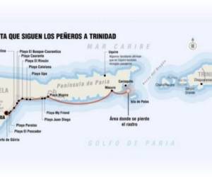 Los venezolanos que deciden migrar rumbo a Trinidad y Tobago deben cruzar un estrecho de mar de 139 kilómetros partiendo desde Güira a Diego Martín.
