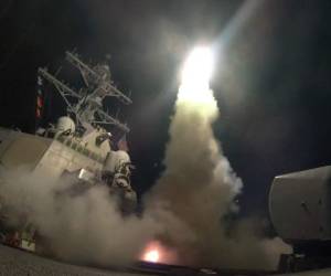 Estados Unidos atacó una base de Siria este jueves (Fotos: Agencias/AP)