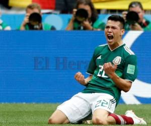 Hirving Lozano marcó para México ante Alemania. Foto: AP