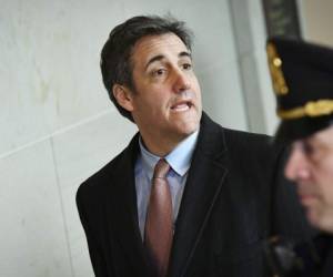 Cohen, que desde el 6 de mayo deberá cumplir una sentencia de tres años de prisión por fraude, evasión fiscal, contribuciones ilegales de campaña y por mentir al Congreso. Foto: AFP