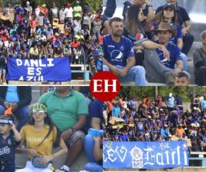 Un gran ambiente se vive este sábado en el estadio Marcelo Tinoco de Danlí, Honduras, durante el partido entre las Aguilas Azules del Motagua y el Real de Minas. Fotos: Ronal Aceituno/ El Heraldo Honduras.