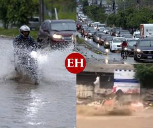 Varias horas de lluvias sobre la capital volvieron a dejar los principales bulevares de la ciudad convertidos en ríos. Fotos: Marvin Salgado/EL HERALDO.