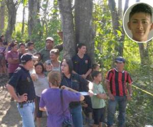 El cuerpo de Armando Josúe Calidonio fue encontrado en la aldea Los Cármenes de San Pedro Sula (Foto: El Heraldo)