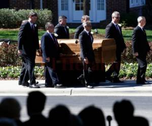 La ceremonia privada para decir adiós al 'pastor de Estados Unidos' se realizaba cerca de la biblioteca Billy Graham, propiedad de la familia en Charlotte, Carolina del Norte (sureste).
