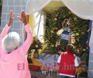 La Virgen de Suyapa cumplió 274 años de su hallazgo. Foto Efraín Salgado| EL HERALDO