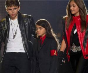 Jackson Prince I, Prince Michael II y Paris, los tres son hijos del fallecido cantante Michael Jackson.