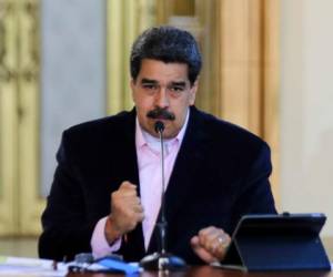 Maduro ofreció las declaraciones durante una cadena nacional. Foto: AFP