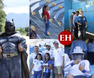 A pocas horas de que ruede el balón en el estadio Olímpico para el decisivo encuentro eliminatorio entre Honduras y Costa Rica, la afición catracha poco a poco comienza a hacer su ingreso al coloso sampedrano. El lente de EL HERALDO ha captado la euforia con el que la hinchada ya palpita el crucial compromiso por la cuarta jornada de la octagonal final de la Concacaf. Fotos: Yoseph Amaya y Edwin Romero | EL HERALDO