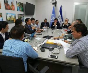 La reunión del lunes por la noche fue determinante en la ONU porque después de seis meses de prediálogo lograron ponerse de acuerdo con la fecha de inicio. Foto: Twitter