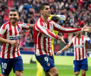 En la segunda parte, Álvaro Morata adelantó a los locales al filo de la hora de juego (58). Foto: AFP