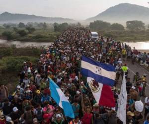 El Instituto Nacional de Migración otorgó un permiso provisional de trabajo a 111 hondureños. (Foto: AFP)