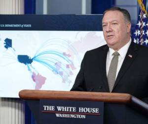 Mike Pompeo, Secretario de Estado. Foto AFP