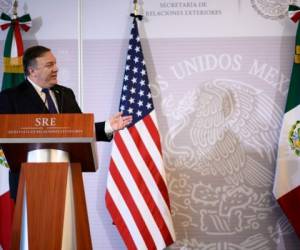 Mike Pompeo viajó el fin de semana a México para abordar la problemática migratoria. (Foto: AFP)