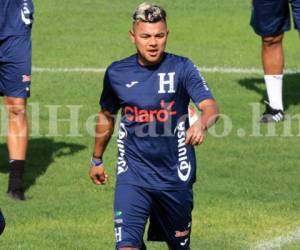 Mario Martínez durante uno de los microciclos con la Selección de Honduras. (Foto: Ronal Aceituno / Grupo Opsa)