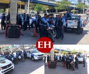 El Motagua viajó este viernes escoltado por dos patrullas policiales y cuatro motorizadas desde Tegucigalpa hacia Comayagua, luego de que cuerpo técnico y directivos del Ciclón solicitaran seguridad a las autoridades durante su trayecto. (Fotos: Ronal Aceituno / EL HERALDO)