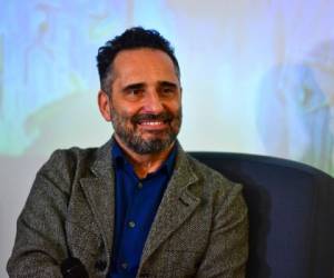 El músico uruguayo Jorge Drexler asiste a una conferencia de prensa en el museo Memoria y Tolerancia, en la Ciudad de México. Foto AFP