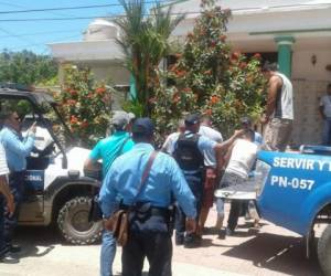 Los implicados fueron trasladados por elementos de la Policía Nacional a los juzgados de Trujillo, Colón.