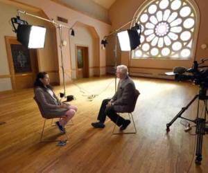 Jeanette Vizguerra durante la entrevista para la Agencia AFP (Foto: Agencia AFP)