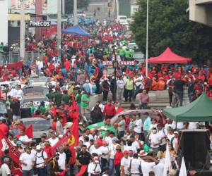 Mañana sindicalistas, obreros y centrales de trabajadores marcharán en conmemoración al Día del Trabajador.