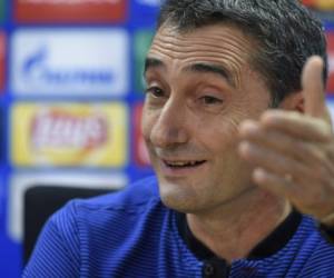 Ernesto Valverde, entrenador del FC Barcelona. (AFP)