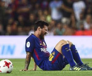 Lionel Messi se mostró triste por la derrota en el Camp Nou ante el Real Madrid (Foto: Agencia AFP)