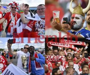 Los aficionados de ambas selecciones llegaron a las inmediaciones del estadio Spartak para inundar de buenas vibras el lugar.