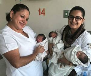 Los pequeños nacieron este viernes en el Materno Infantil.