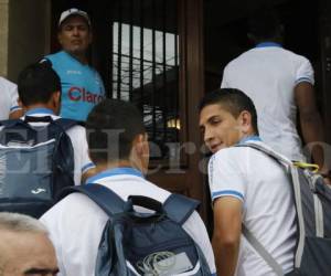 La Selección de Honduras no ha podido entrenarse esta mañana. El DT Pinto vigila todos los detalles del equipo nacional.
